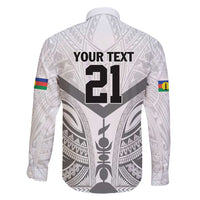 New Caledonia Football Custom Family Matching Off Shoulder Short Dress and Hawaiian Shirt Go Champions Les Cagous