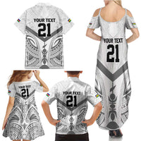 New Caledonia Football Custom Family Matching Summer Maxi Dress and Hawaiian Shirt Go Champions Les Cagous LT9 - Polynesian Pride