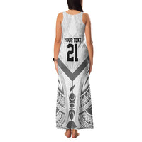 New Caledonia Football Custom Family Matching Tank Maxi Dress and Hawaiian Shirt Go Champions Les Cagous LT9 - Polynesian Pride