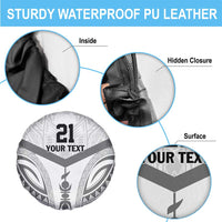 New Caledonia Football Custom Spare Tire Cover Go Champions Les Cagous