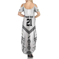 New Caledonia Football Custom Summer Maxi Dress Go Champions Les Cagous