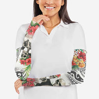 Skeleton Love for Valentine’s Day Arm Sleeves Polynesian Tribal Love Forever - Polynesian Pride