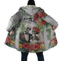Skeleton Love for Valentine’s Day Cloak Polynesian Tribal Love Forever - Polynesian Pride
