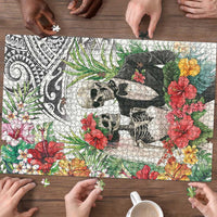 Skeleton Love for Valentine’s Day Puzzle Polynesian Tribal Love Forever - Polynesian Pride