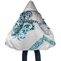 All White Maori Tribal Tattoo Personalised Cloak Polynesian Style - Polynesian Pride