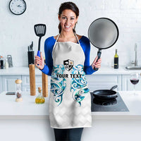 Queensland Maori Kiwi Personalised Apron Ma Kakariki Papua Shell Maori Tribal Tattoo - Polynesian Pride