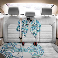 Queensland Maori Kiwi Personalised Back Car Seat Cover Ma Kakariki Papua Shell Maori Tribal Tattoo LT9 - Polynesian Pride