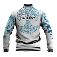 Queensland Maori Kiwi Personalised Baseball Jacket Ma Kakariki Papua Shell Maori Tribal Tattoo LT9 - Polynesian Pride