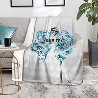 Queensland Maori Kiwi Personalised Blanket Ma Kakariki Papua Shell Maori Tribal Tattoo LT9 - Polynesian Pride