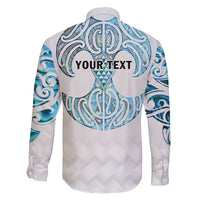 Queensland Maori Kiwi Personalised Family Matching Short Sleeve Bodycon Dress and Hawaiian Shirt Ma Kakariki Papua Shell Maori Tribal Tattoo