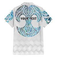 Queensland Maori Kiwi Personalised Hawaiian Shirt Ma Kakariki Papua Shell Maori Tribal Tattoo