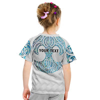 Queensland Maori Kiwi Personalised Kid T Shirt Ma Kakariki Papua Shell Maori Tribal Tattoo LT9 - Polynesian Pride