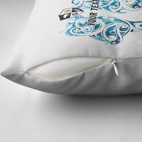 Queensland Maori Kiwi Personalised Pillow Cover Ma Kakariki Papua Shell Maori Tribal Tattoo LT9 - Polynesian Pride