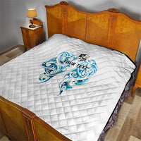 Queensland Maori Kiwi Personalised Quilt Ma Kakariki Papua Shell Maori Tribal Tattoo LT9 - Polynesian Pride