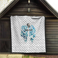 Queensland Maori Kiwi Personalised Quilt Ma Kakariki Papua Shell Maori Tribal Tattoo LT9 - Polynesian Pride