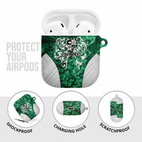 Queensland Maori Kiwi Personalised AirPods Case Kikirangi Papua Shell Maori Tribal Tattoo LT9 - Polynesian Pride