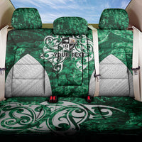Queensland Maori Kiwi Personalised Back Car Seat Cover Kikirangi Papua Shell Maori Tribal Tattoo LT9 One Size Green - Polynesian Pride
