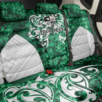Queensland Maori Kiwi Personalised Back Car Seat Cover Kikirangi Papua Shell Maori Tribal Tattoo LT9 - Polynesian Pride