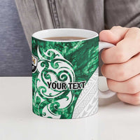 Queensland Maori Kiwi Personalised Ceramic Mug Kikirangi Papua Shell Maori Tribal Tattoo - Polynesian Pride