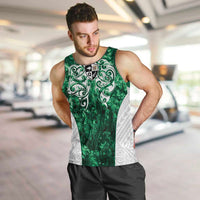 Queensland Maori Kiwi Personalised Men Tank Top Kikirangi Papua Shell Maori Tribal Tattoo