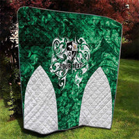 Queensland Maori Kiwi Personalised Quilt Kikirangi Papua Shell Maori Tribal Tattoo LT9 - Polynesian Pride