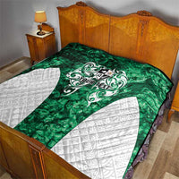 Queensland Maori Kiwi Personalised Quilt Kikirangi Papua Shell Maori Tribal Tattoo LT9 - Polynesian Pride