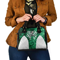 Queensland Maori Kiwi Personalised Shoulder Handbag Kikirangi Papua Shell Maori Tribal Tattoo