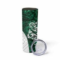 Queensland Maori Kiwi Personalised Skinny Tumbler Kikirangi Papua Shell Maori Tribal Tattoo LT9 - Polynesian Pride