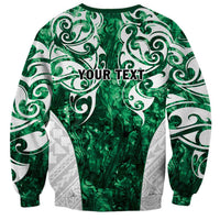 Queensland Maori Kiwi Personalised Sweatshirt Kikirangi Papua Shell Maori Tribal Tattoo LT9 - Polynesian Pride