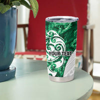 Queensland Maori Kiwi Personalised Tumbler Cup Kikirangi Papua Shell Maori Tribal Tattoo LT9 - Polynesian Pride
