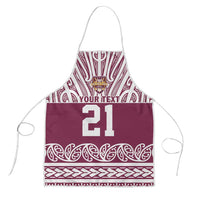 Queensland Maori Nga Hau E Wha Custom Apron Polynesian Maori Tribal Pattern - Polynesian Pride