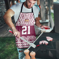 Queensland Maori Nga Hau E Wha Custom Apron Polynesian Maori Tribal Pattern - Polynesian Pride