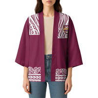 Queensland Maori Nga Hau E Wha Custom Kimono Polynesian Maori Tribal Pattern - Polynesian Pride