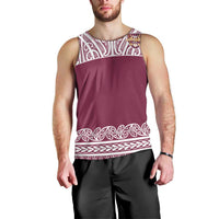 Queensland Maori Nga Hau E Wha Custom Men Tank Top Polynesian Maori Tribal Pattern