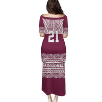 Queensland Maori Nga Hau E Wha Custom Puletasi Polynesian Maori Tribal Pattern