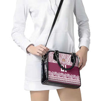 Queensland Maori Nga Hau E Wha Custom Shoulder Handbag Polynesian Maori Tribal Pattern