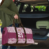 Queensland Maori Nga Hau E Wha Custom Travel Bag Polynesian Maori Tribal Pattern - Polynesian Pride