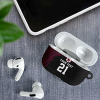 Queensland Papua New Guinea Custom AirPods Case All Black Pacific PNG Tribal Style LT9 - Polynesian Pride