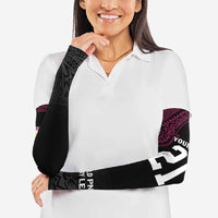 Queensland Papua New Guinea Custom Arm Sleeves All Black Pacific PNG Tribal Style - Polynesian Pride