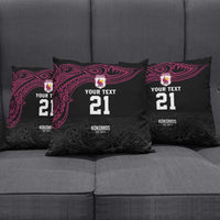 Queensland Papua New Guinea Custom Pillow Cover All Black Pacific PNG Tribal Style LT9 - Polynesian Pride