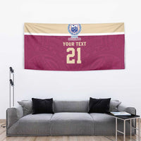 Queensland Samoa Custom Tapestry Maroon Pacific Polynesian Tribal Pattern LT9 - Polynesian Pride
