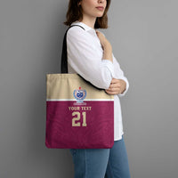 Queensland Samoa Custom Tote Bag Maroon Pacific Polynesian Tribal Pattern LT9 - Polynesian Pride