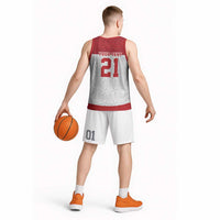 Queensland Tonga Custom Basketball Jersey QLD with Tongan Ngatu Pattern - Polynesian Pride