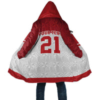 Queensland Tonga Custom Cloak QLD with Tongan Ngatu Pattern - Polynesian Pride