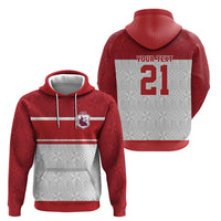 Queensland Tonga Custom Hoodie QLD with Tongan Ngatu Pattern