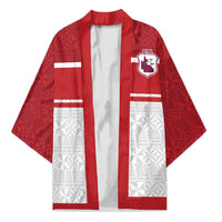 Queensland Tonga Custom Kimono QLD with Tongan Ngatu Pattern - Polynesian Pride