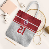 Queensland Tonga Custom Tote Bag QLD with Tongan Ngatu Pattern - Polynesian Pride