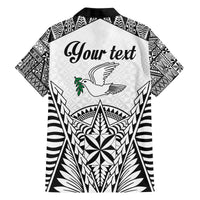 Personalised Tonga 676 Family Matching Off Shoulder Short Dress and Hawaiian Shirt Tribal Kupesi Ngatu Unique