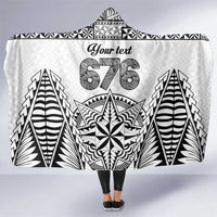 Personalised Tonga 676 Hooded Blanket Tribal Kupesi Ngatu Unique