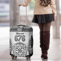 Personalised Tonga 676 Luggage Cover Tribal Kupesi Ngatu Unique LT9 - Polynesian Pride